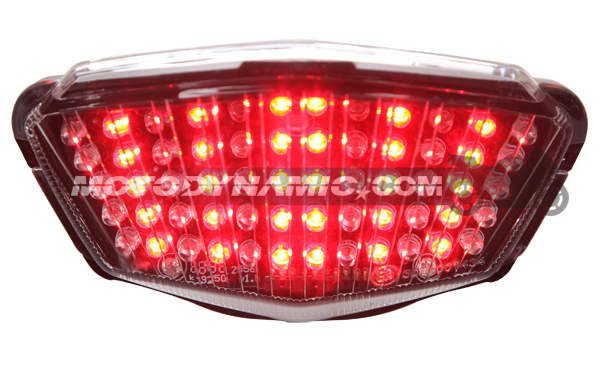 2008-2012 Kawasaki Ninja 250R Sequential LED Tail Lights Clear