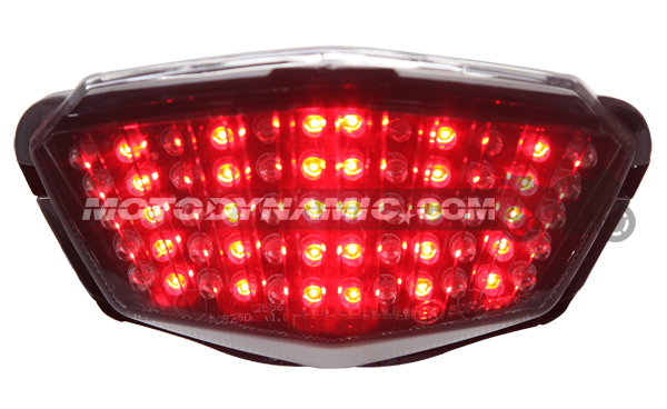 2008-2012 Kawasaki Ninja 250R Sequential LED Tail Lights Smoke