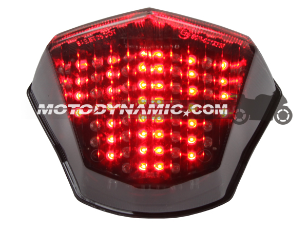 2009-2012 Yamaha FZ6R Sequential LED Tail Lights Smoked