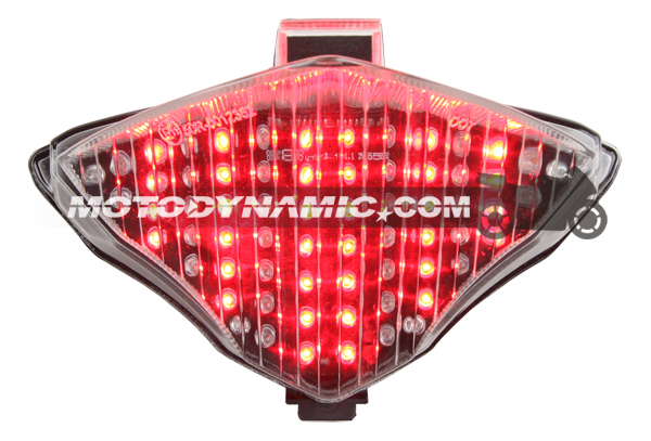 2004-2006 Yamaha YZF R1 Sequential LED Tail Lights Clear