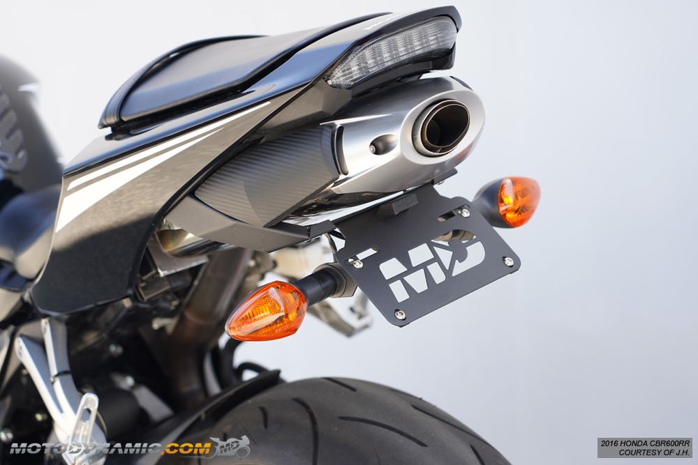 Fender Eliminator Kit + LED License Plate Light Fits Honda