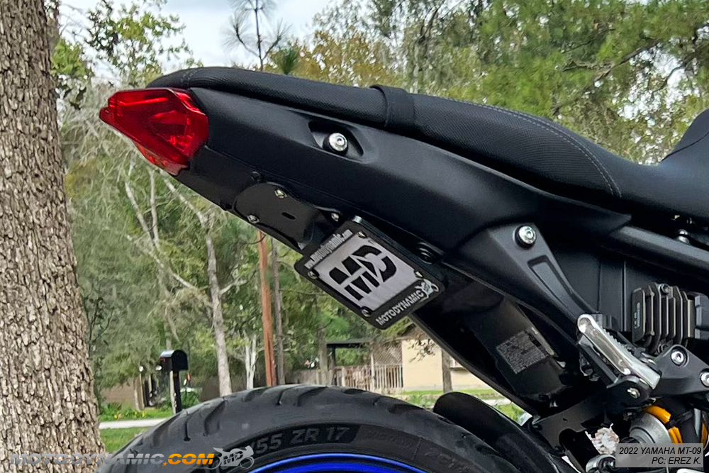 Tail Tidy Fender Eliminator Per YAMAHA MT09/SP/FZ09 2017-2020 - Portatarga Nero, LPH0023BK