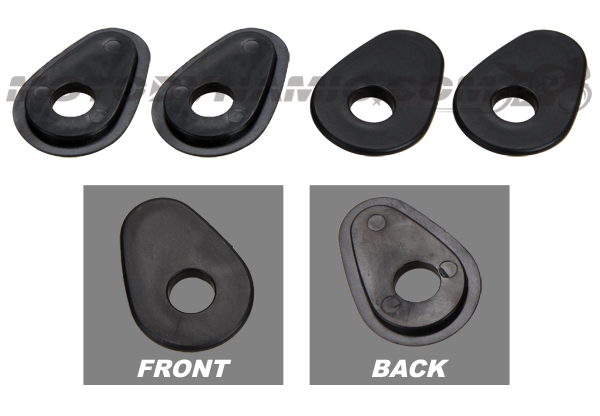 Yamaha Motorcycle Indicator Adapter Covers – Front & Rear Spacer Plates, LED Ready – VMP Y01