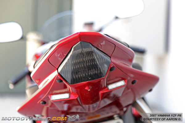 Led Tail Light Sequential Turn Signal Fit Yamaha 2008-2016 R6 Clear