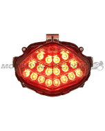 2016 2017 2018 Honda CBR500R CB500F CB500X Sequential Integrated LED Tail Lights Smoke