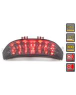 03-06 Honda CBR-600RR / 04-07 CBR-1000RR Integrated Sequential LED Tail Lights Smoke