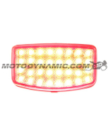 2003-2025 Honda Ruckus NPS50 LED Tail Lights with Integrated Alternating Sequential LED Signals in Clear Lens