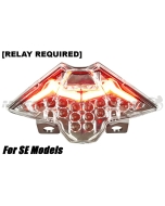 2024 2025 2026 Kawasaki Ninja 500 Z500 SE Special Edition Model Sequential LED Tail Lights Clear