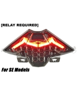 2024 2025 2026 Kawasaki Ninja 500 Z500 SE Special Edition Model Sequential LED Tail Lights Smoke