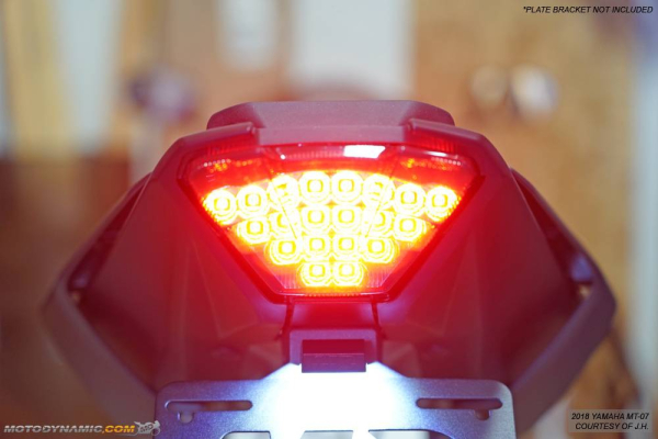 Yamaha Mt07 Rücklicht-Blinker Integriert Für YAMAHA YZF R25/R3 MT 03/07/25 FZ 07 G Yamaha Mt 07 Rücklicht