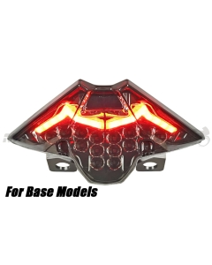 2024 2025 2026 Kawasaki Ninja 500 Z500 Base Model Sequential LED Tail Lights Smoke
