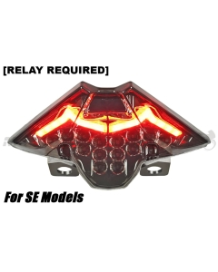 2024 2025 2026 Kawasaki Ninja 500 Z500 SE Special Edition Model Sequential LED Tail Lights Smoke